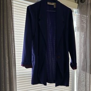 Essentials Deep Purple Women's Blazer
